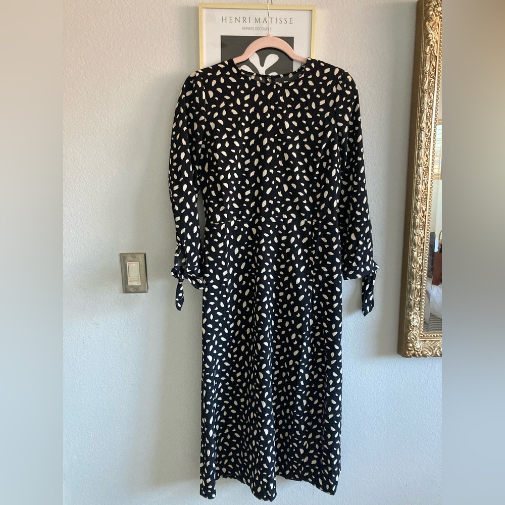 Printed midi dress